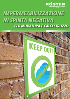 Impermeabilizzazione spinta negativa